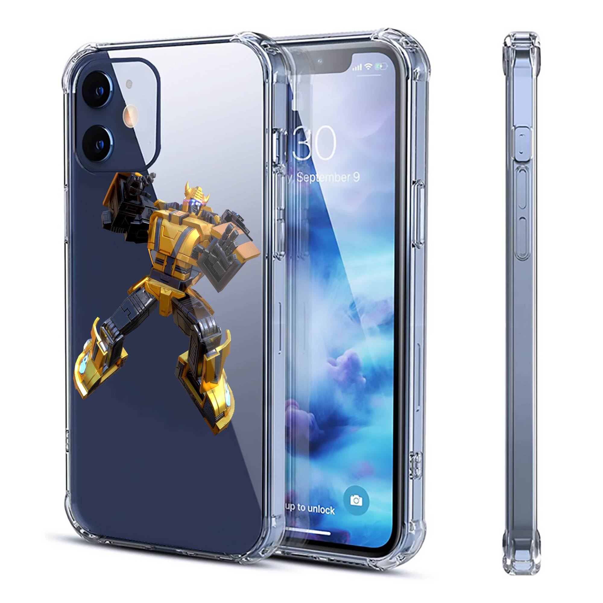 （画像用）  【iPhone 12シリーズ対応】透明スマホケース（クリアソフトケース）